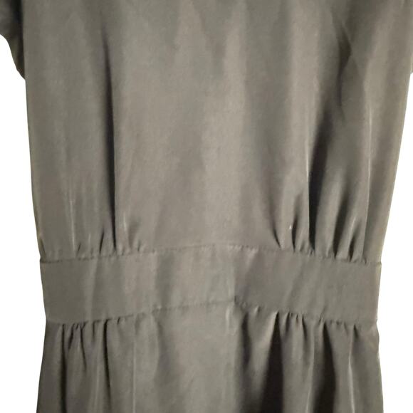 Gianni Bini Black Sequin Embellished Flutter Sleeve V-Neck A-Line Dress Size 2 - Picture 5 of 10